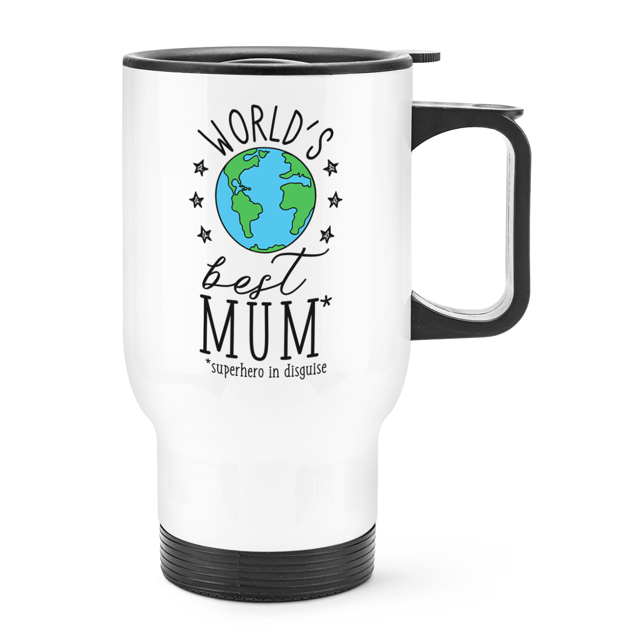 World's Best Mum Travel Mug Cup With 