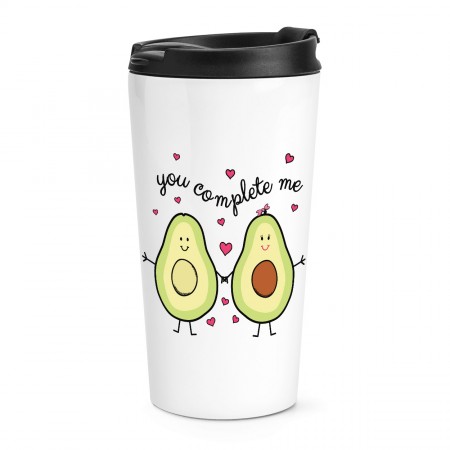 Avocado You Complete Me Travel Mug Cup