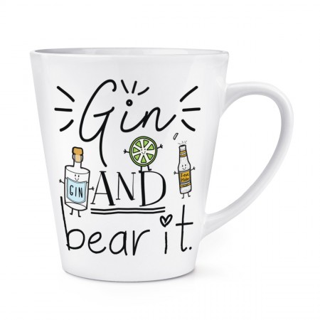 Gin And Bear It 12oz Latte Mug Cup