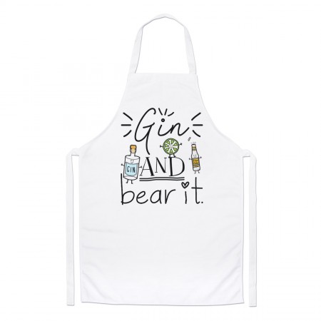 Gin And Bear It Chefs Apron