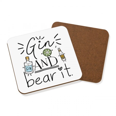 Gin And Bear It Coaster Drinks Mat