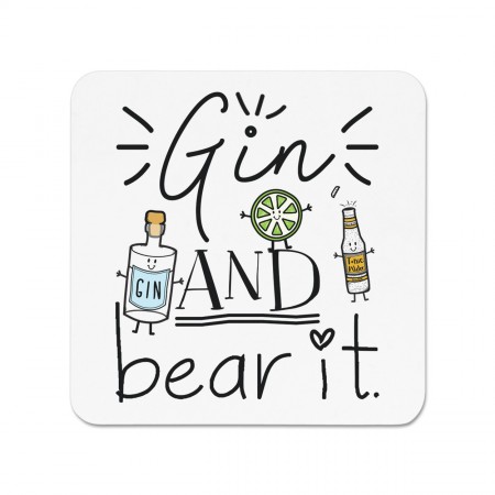 Gin And Bear It Fridge Magnet