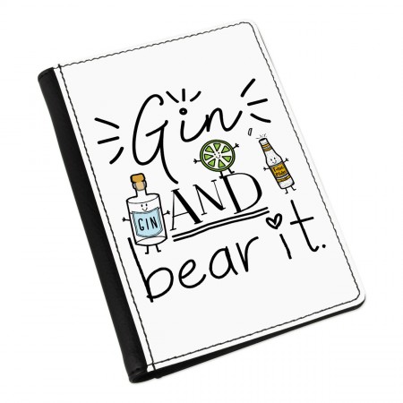 Gin And Bear It Passport Holder Cover