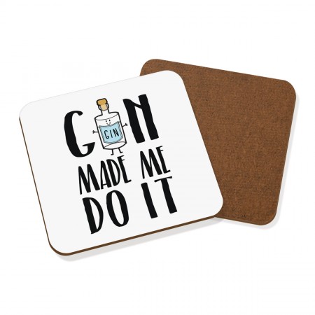 Gin Made Me Do It Coaster Drinks Mat