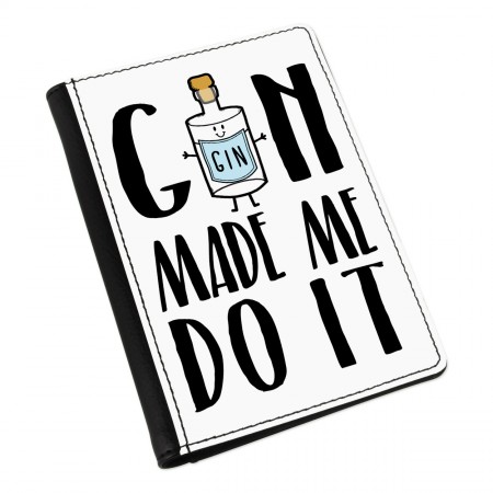 Gin Made Me Do It Passport Holder Cover