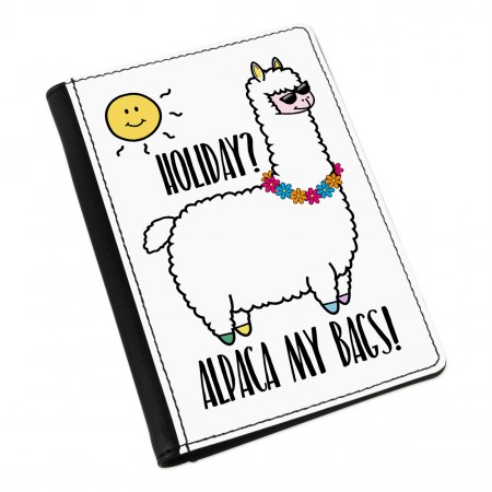 Holiday Alpaca My Bags Passport Holder Cover