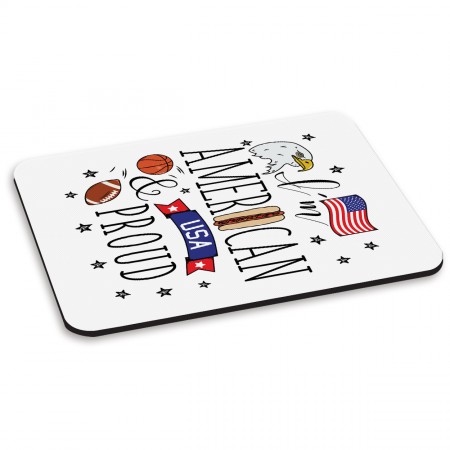 I'm American And Proud PC Computer Mouse Mat Pad