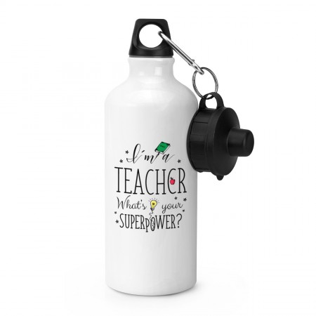 I'm A Teacher What's Your Superpower Sports Bottle