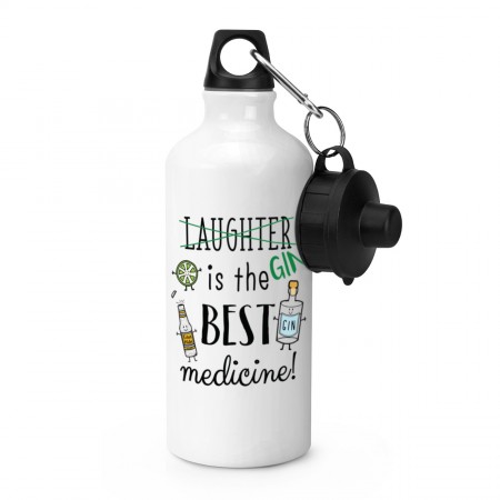Laughter Gin Is The Best Medicine Sports Bottle