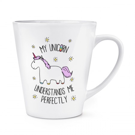 Lila My Unicorn Understands Me 12oz Latte Mug Cup