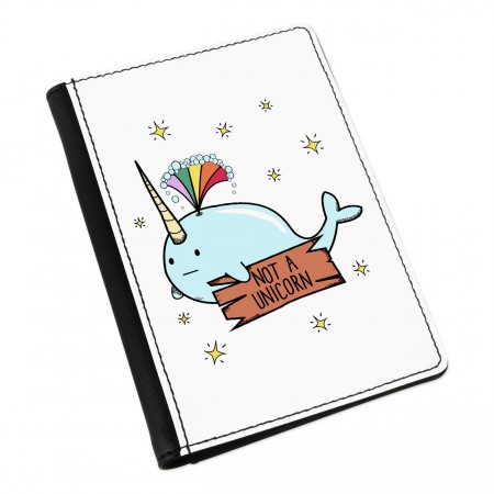 Narwhal Not A Unicorn Passport Holder Cover