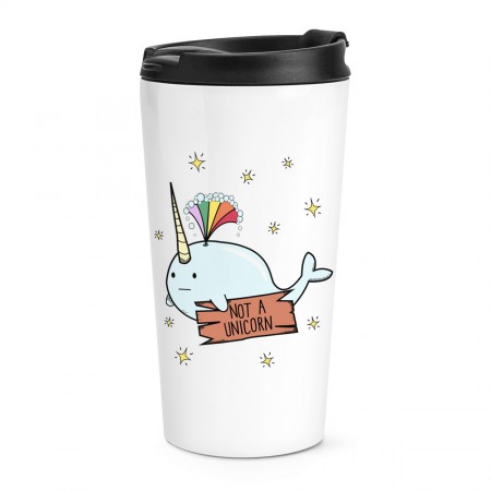 Narwhal Not A Unicorn Travel Mug Cup