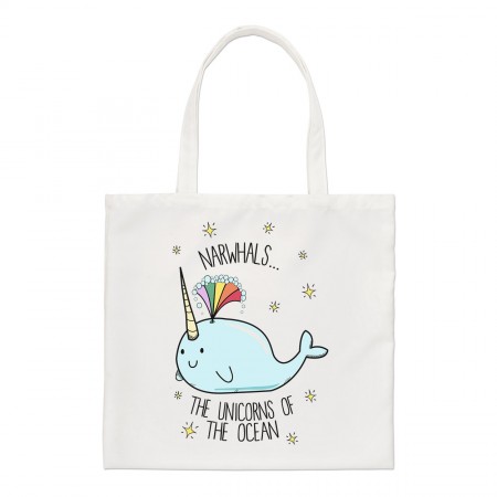 Narwhals The Unicorns Of The Ocean Regular Tote Bag