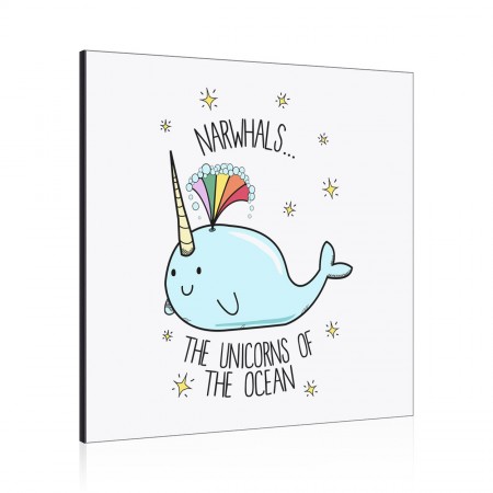 Narwhals The Unicorns Of The Ocean Wall Art Panel