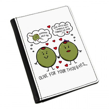 Olive For Your Thoughts Passport Holder Cover