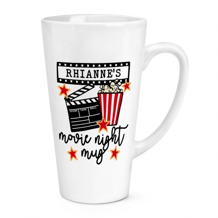 Personalised Movie Night Mug 17oz Large Latte Mug Cup