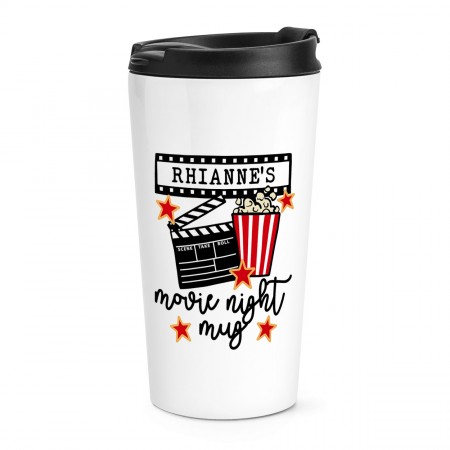 Personalised Movie Night Mug Travel Mug Cup