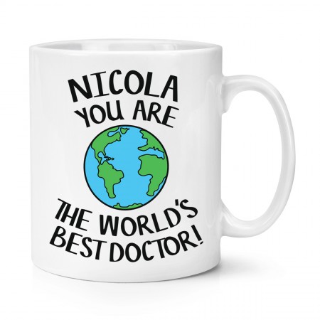 Personalised Name You Are The World's Best Doctor 10oz Mug Cup