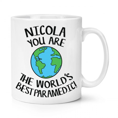 Personalised Name The World's Best Paramedic 10oz Mug Cup