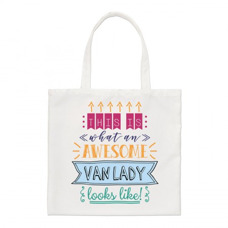 This Is What An Awesome Van Lady Looks Like Regular Tote Bag