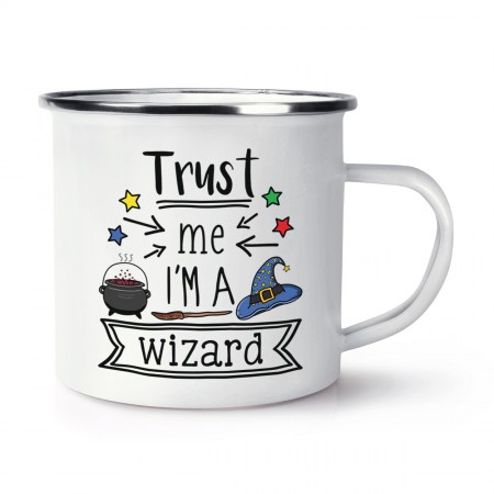 Trust Me I'm A Wizard Enamel Mug Cup