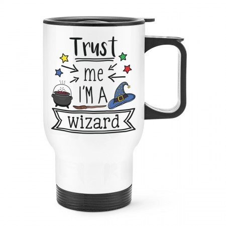 Trust Me I'm A Wizard Travel Mug Cup With Handle