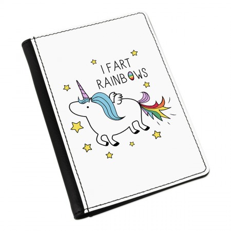 Unicorn I Fart Rainbows Passport Holder Cover