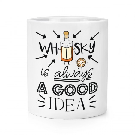 Whisky Is Always A Good Idea Makeup Brush Pencil Pot