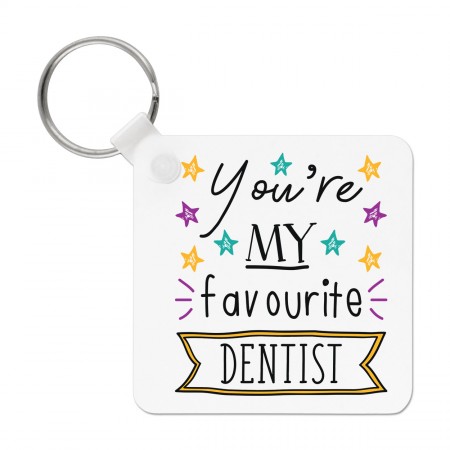 You're My Favourite Dentist Stars Keyring Key Chain