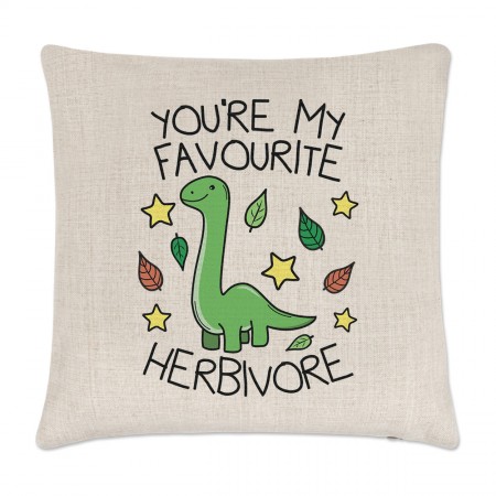 You're My Favourite Herbivore Cushion Cover