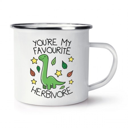You're My Favourite Herbivore Enamel Mug Cup
