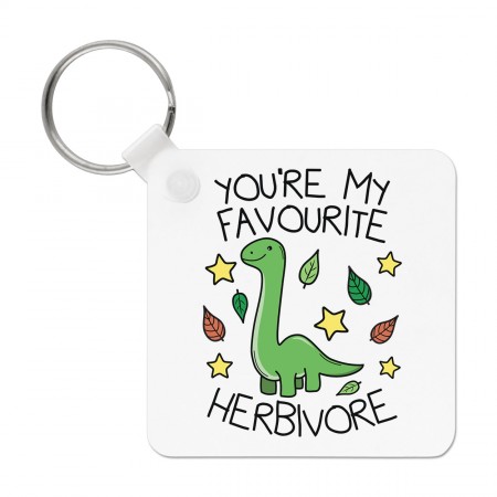 You're My Favourite Herbivore Keyring Key Chain