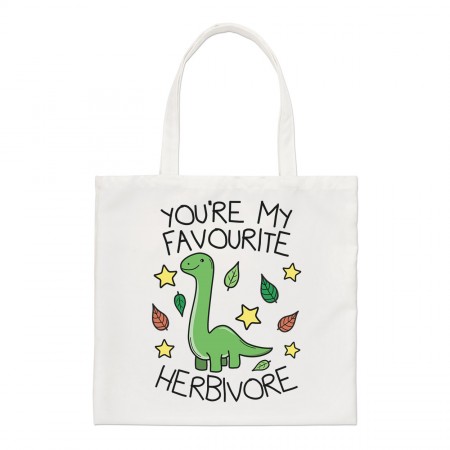 You're My Favourite Herbivore Regular Tote Bag