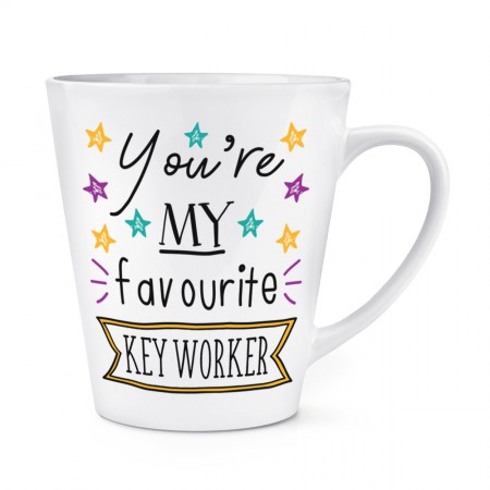 You're My Favourite Key Worker 12oz Latte Mug Cup