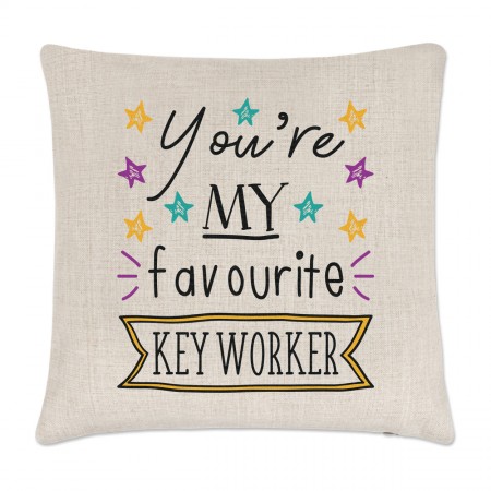You're My Favourite Key Worker Cushion Cover