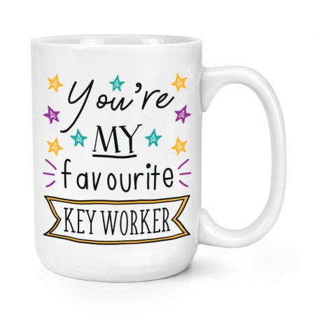 You're My Favourite Key Worker 15oz Large Mug Cup