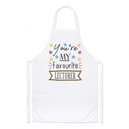 You're My Favourite Lecturer Stars Chefs Apron