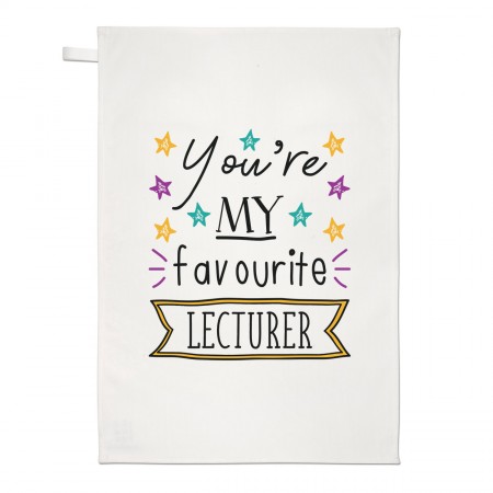 You're My Favourite Lecturer Stars Tea Towel Dish Cloth