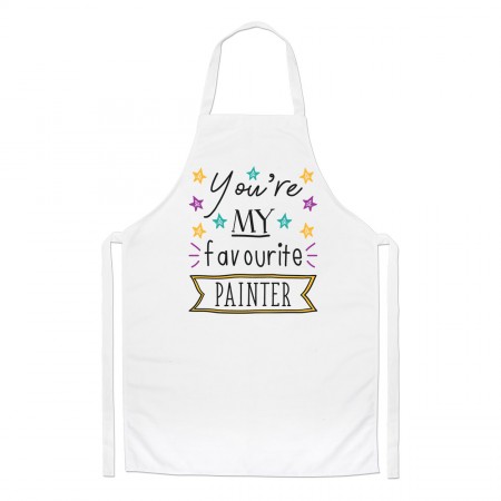You're My Favourite Painter Chefs Apron