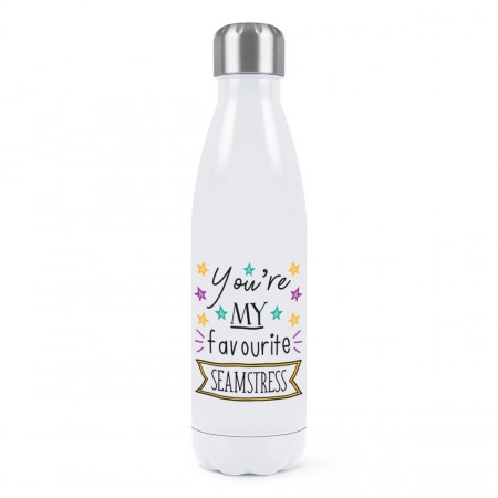 You're My Favourite Seamstress Stars Double Wall Water Bottle