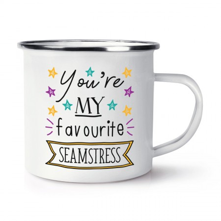 You're My Favourite Seamstress Stars Enamel Mug Cup