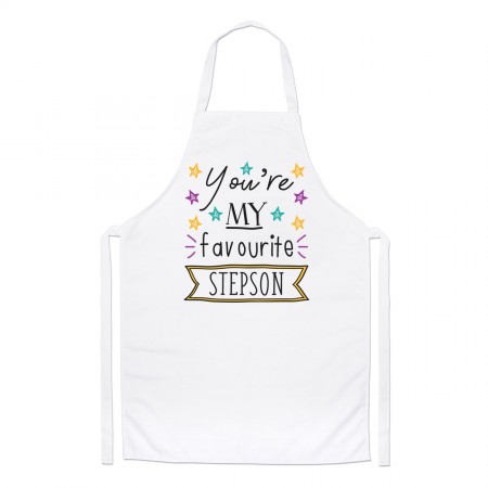 You're My Favourite Stepson Stars Chefs Apron