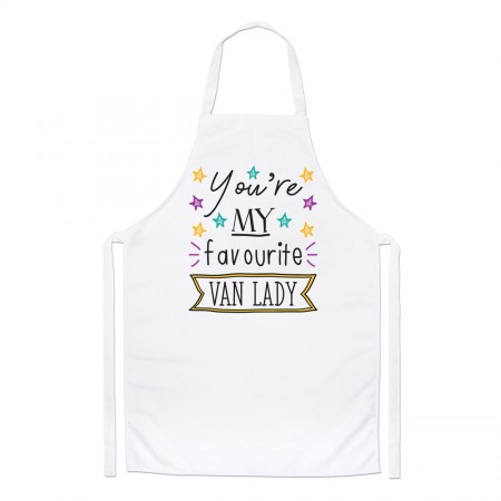 You're My Favourite Van Lady Stars Chefs Apron