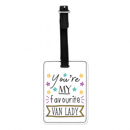 You're My Favourite Van Lady Stars Visual Luggage Tag