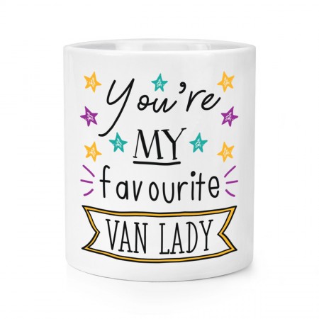 You're My Favourite Van Lady Stars Makeup Brush Pencil Pot