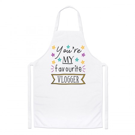You're My Favourite Vlogger Stars Chefs Apron