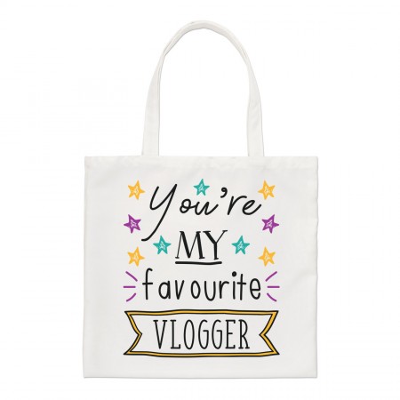 You're My Favourite Vlogger Stars Regular Tote Bag
