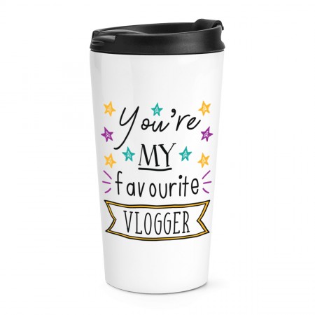 You're My Favourite Vlogger Stars Travel Mug Cup