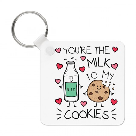 You're The Milk To My Cookies Keyring Key Chain