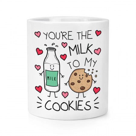 You're The Milk To My Cookies Makeup Brush Pencil Pot